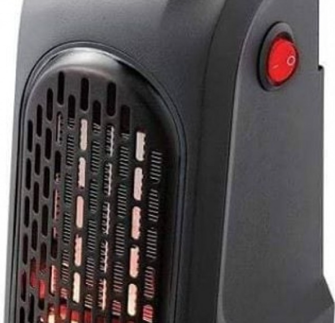 Портативный мини электрообогреватель Handy Heater 400W с пультом TV-299-P (Черный) - фотография № 2