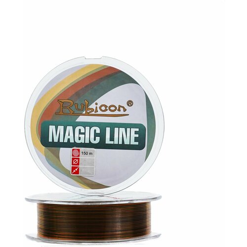 Монофильная леска для рыбалки RUBICON Magic Line 150 м 0,28 мм (multicolor)