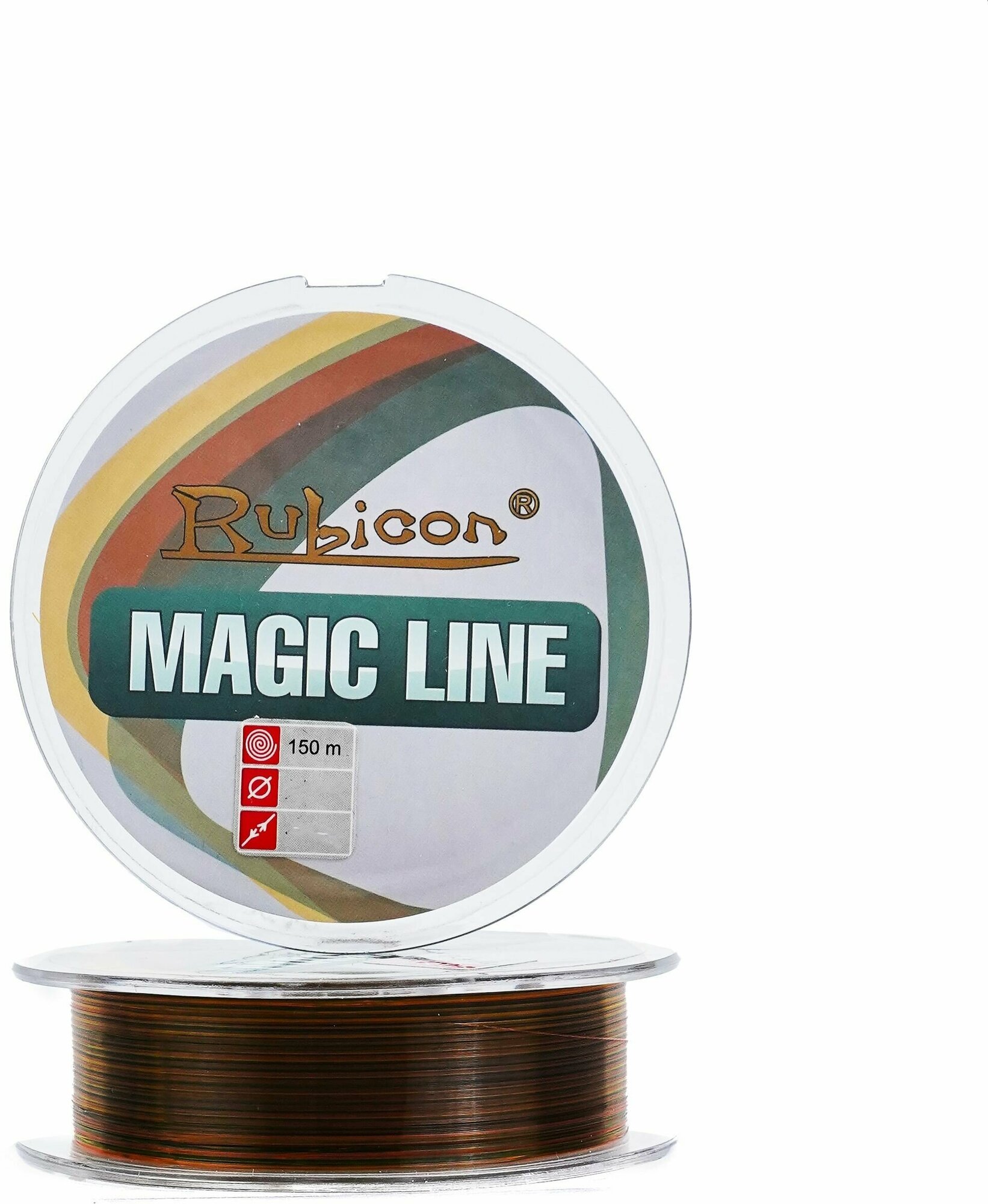 RUBICON Леска RUBICON Magic Line 150m d=0,45mm (multicolor)