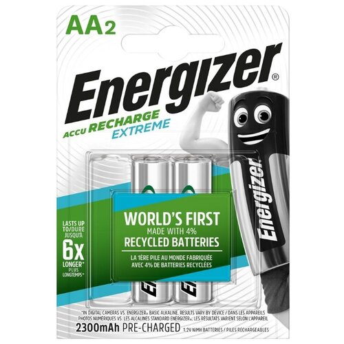 фото Энерджайзер аккумулятор extreme nh15/aa 2300 bp2 pre-ch (2шт) 1.2v energizer