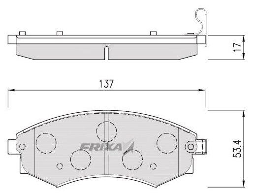   HYUNDAI Sonata (-98),Coupe (-02),Lantra (-00)  (4.) FRIXA FPH02F