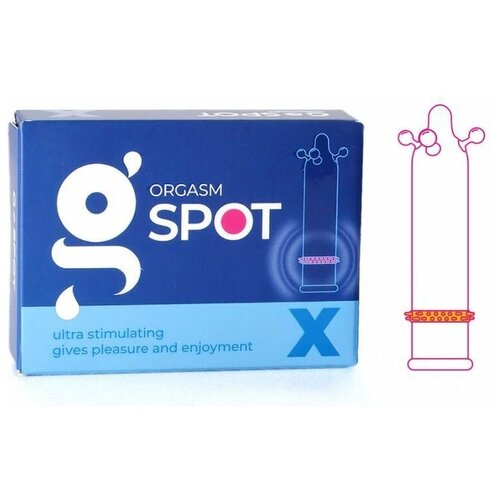 Стимулирующая насадка G-Spot X (Цвет: прозрачный)