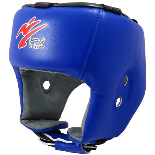 фото Шлем для единоборств ray sport боец-1, синий - ray-sport - синий - m рэй-спорт