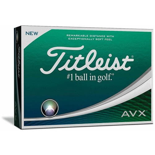 фото Мячи для гольфа titleist avx, белые (titleist avx golf ball, men)