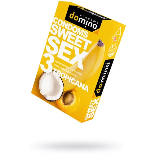 Презервативы для орального секса Luxe Sweetsex тропические фрукты №3