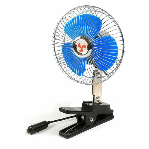 Вентилятор салона 24В 6 с прищепкой вращающийся решетка металл 110000₽