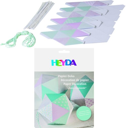 Бумага Brunnen Heyda Fancy Diamonds, для декорирования и оригами Зеленый