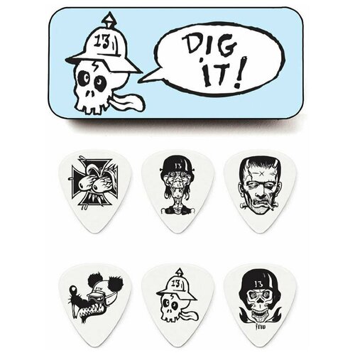 Набор медиаторов DUNLOP BL113P1.0 Frank Kozik Series 2, 6 шт