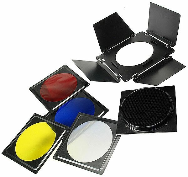 Шторки с сотами и набором цветных фильтров DEA-BHC (160-180mm)