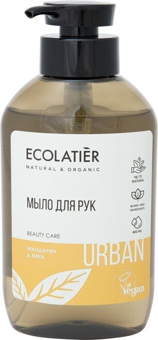 Мыло жидкое Ecolatier Мандарин и Мята 400мл