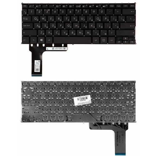 Клавиатура для ноутбука Asus Eeebook E202 E202M E202MA E202S E20 Series Плоский Enter Черная без рамки PN 0KNL0-1122RU00 1000₽