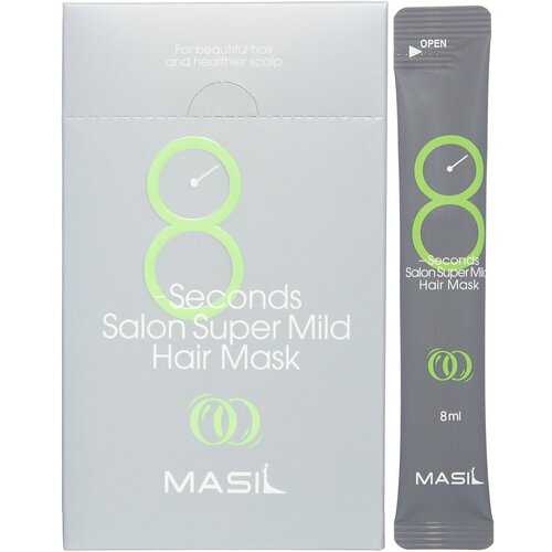 Набор масок для волос Masil 8 Seconds Salon Super Mild Hair Mask (8 мл*20 шт) набор масок для волос masil 8 seconds salon super mild hair mask 8 мл 20 шт