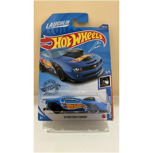 Hot Wheels Редкая модель 10 PRO STOCK CAMARO из серии HW RACE TEAM модель коллекционная 2020 hot wheels 1971 plymouth road runner walmart exclusive редкая коллекционная модель из сета mopar