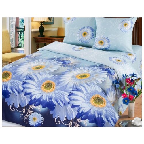 фото Постельное бельё арт премиум из бязи агата с компаньоном ; размер: 2.0 артпостель