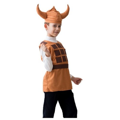 фото Костюм бока викинг, коричневый, размер 122-134