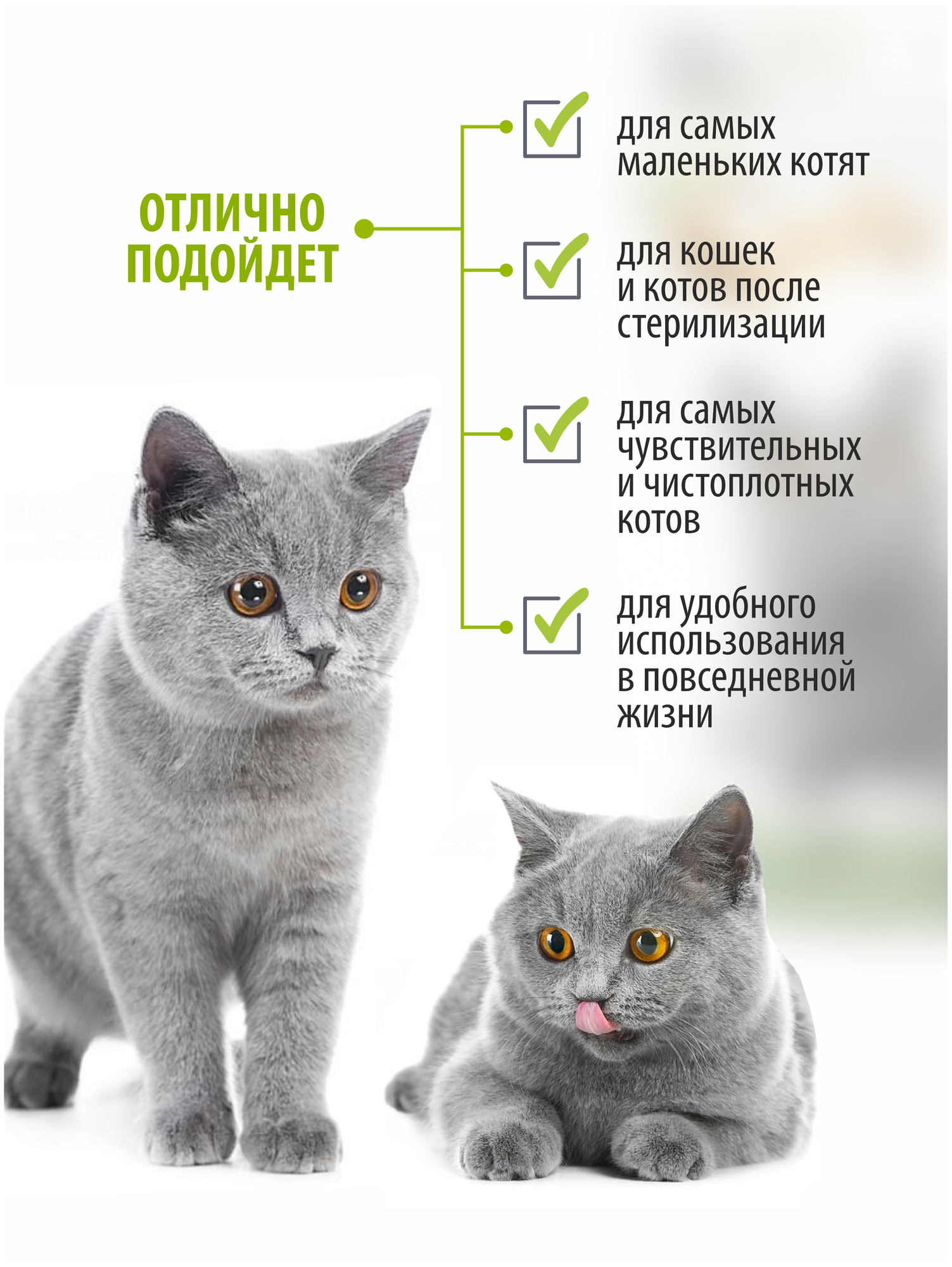 Наполнитель для кошачьего туалета Cat Pet с ароматом зеленого чая 6л./2,5 кг - фотография № 6