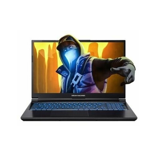 Ноутбук Dream Machines G1650-15KZ88 Intel Core i7-12700H16Gb1Tb M2 SSD Nvme156 FHD AG WVA 144Hz 1920x1080GTX 1650 4GbWiFi6BTNo OSBlack 9614000₽