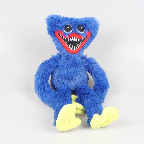 Хаги Ваги мягкая игрушка Huggy Wuggy 40 см синяя poppy playtime игрушка антистресс