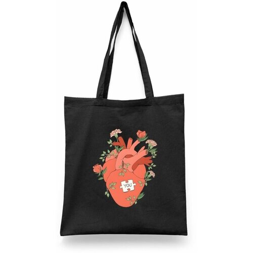 фото Сумка шоппер каждому своё, черный