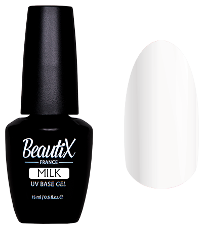 Beautix Базовое покрытие Uv Base Gel, milk, 15 мл