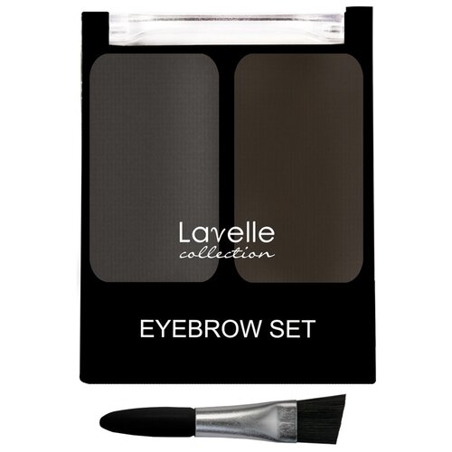 Тени для бровей Lavelle Тени для бровей набор двухцветный Eyebrow Set тени для бровей lavelle collection тени для бровей