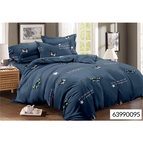 Комплект постельного белья сатин (2х спальный с евро простыней )