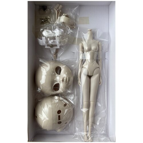Набор (голова и тело) для сборки куклы Пуллип, цвет бледный, Groove
