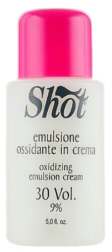 Shot Кремовая окисляющая эмульсия Oxidizing Emulsion Cream 9 %, 150 мл