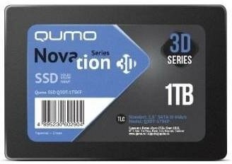 Твердотельный накопитель SSD 2.5 1 Tb QUMO Novation 3D Read 560Mb/s Write 520Mb/s 3D NAND TLC Q3DT-1TSCY