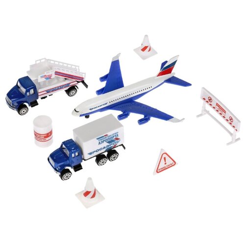 фото Набор техники технопарк аэропорт (679079-r) белый/синий