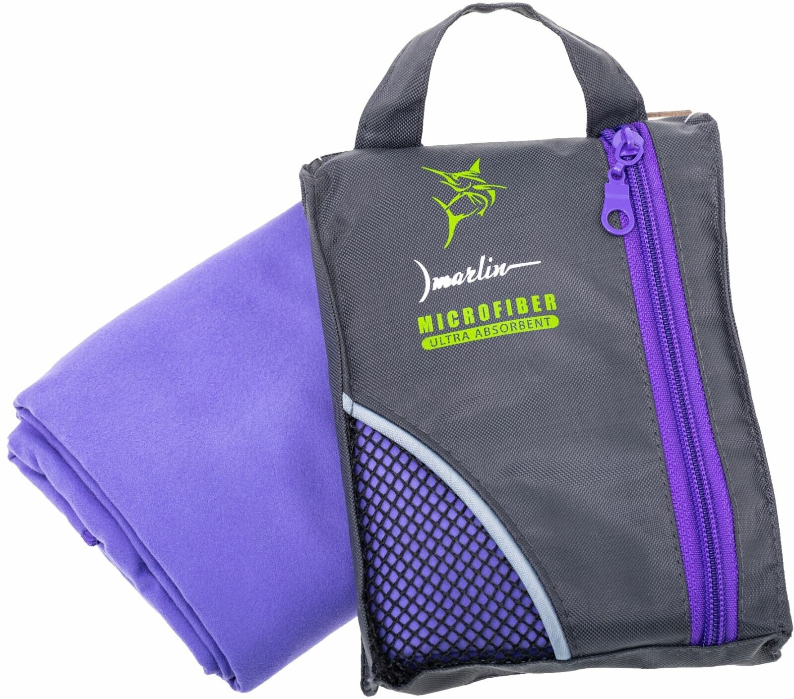 Полотенце Marlin Microfiber Travel Towel Ultraviolet, S - фотография № 1