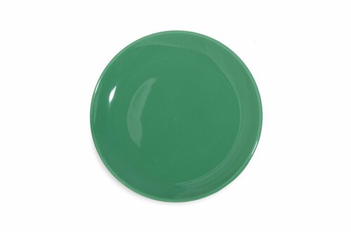 Тарелка круглая Coupe d-18 см, фарфор, цвет зеленый, Lantana, SandStone