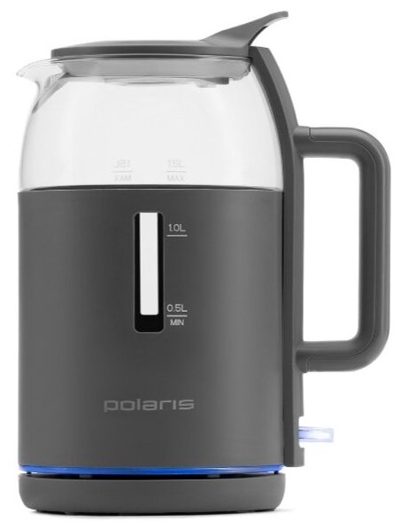 Чайник Polaris PWK1545CGL Water Way Pro,1.5л, 1850 Вт, графитовый