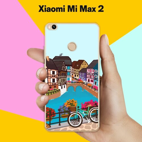 Силиконовый чехол на Xiaomi Mi Max 2 Велосипед / для Сяоми Ми Макс 2 силиконовый чехол на xiaomi mi max 2 сяоми ми макс 2 папоротник фон 2 прозрачный
