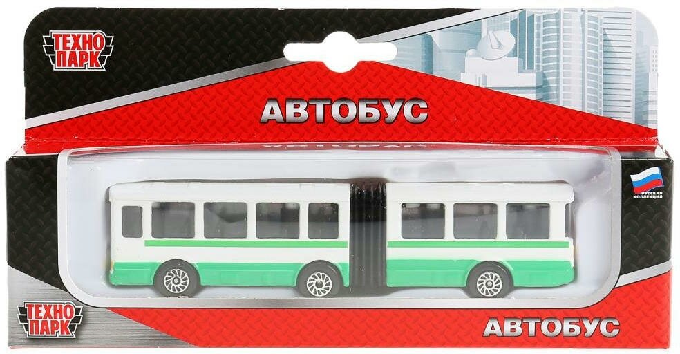 Технопарк. Автобус арт. SB-15-34-B с резинкой металл. 12см SB-15-34-B