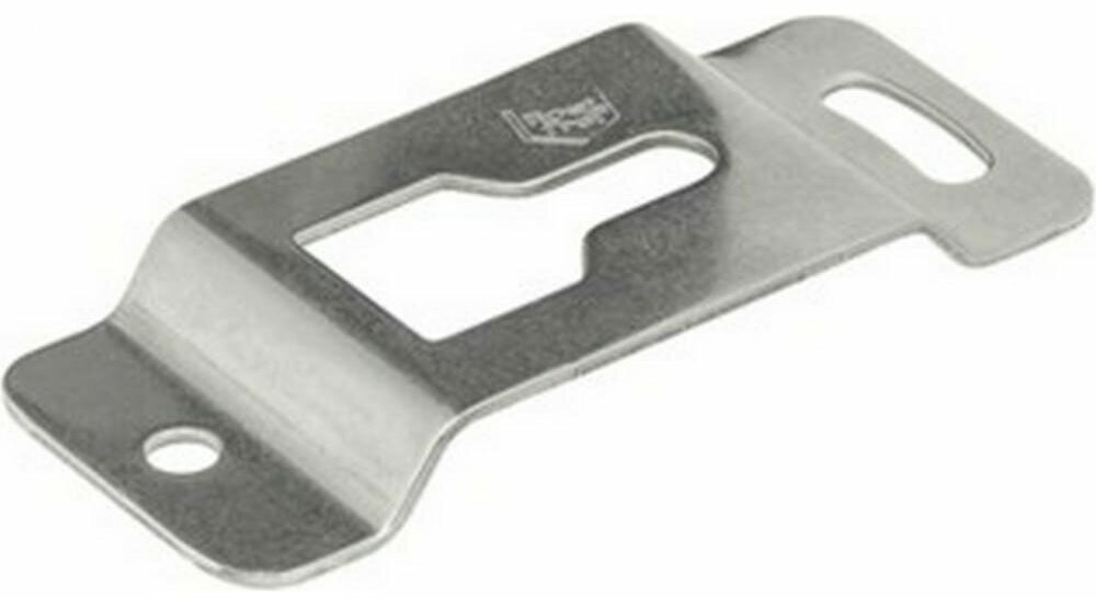 фото Мебельный подвес VORMANN 74х32 мм, нержавеющая сталь 010255000