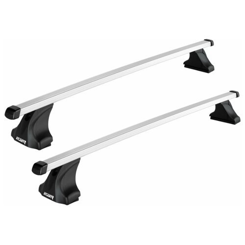 фото Багажник на крышу для nissan x-trail (t32) г.в.2013-н.в. с прямоугольными дугами (в сборке) atlant