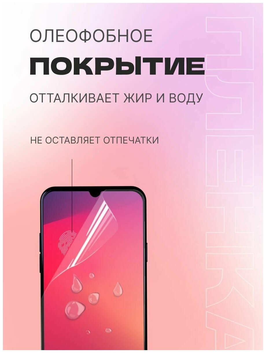 Гидрогелевая защитная пленка (Глянец) для Apple iPhone 6+/6s+/7+/8+/бронепленка самовосстанавливающееся айфон 6+ 7+ 8+ 7плюс 8плюс