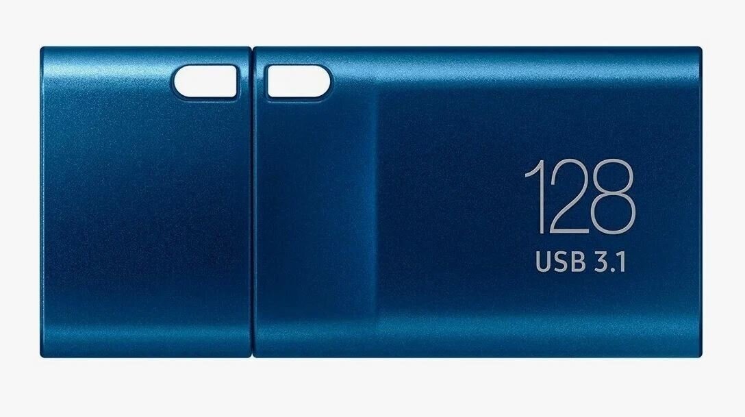 Накопитель USB 3.2 128GB Samsung blue - фото №7
