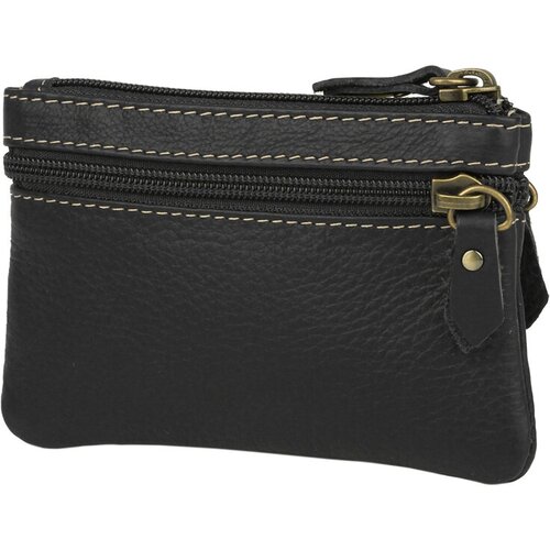 фото Кошелек bufalo, фактура гладкая, черный