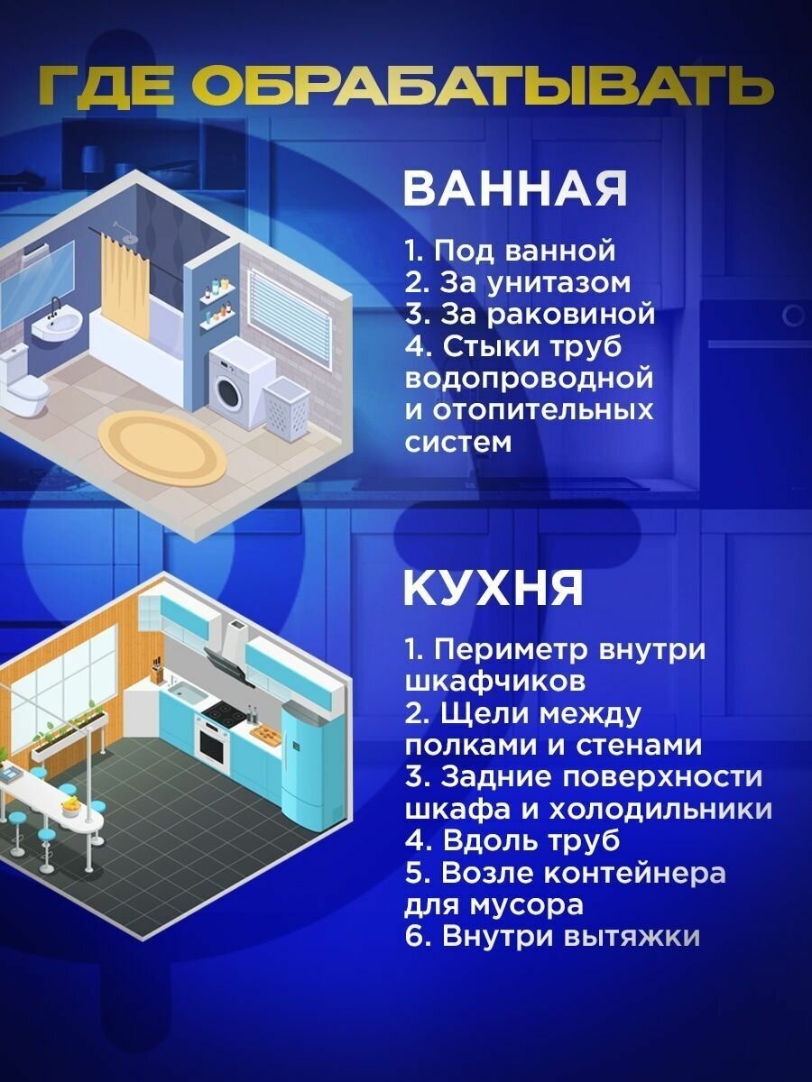 Conflate Home Средство от тараканов отрава спрей ловушка, 400 мл - фотография № 8