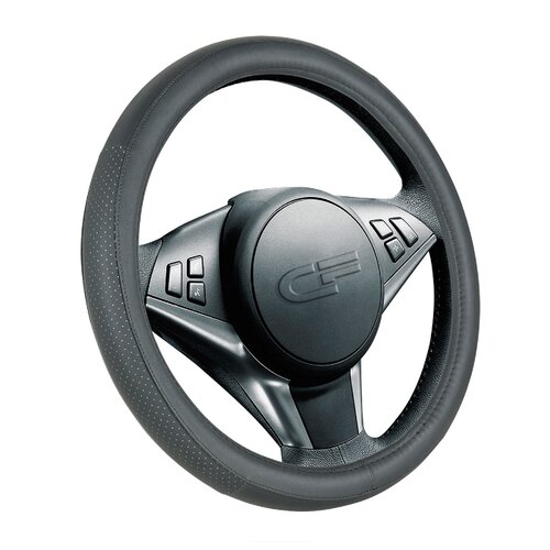 Оплётка на руль Day, чёрная CarFashion