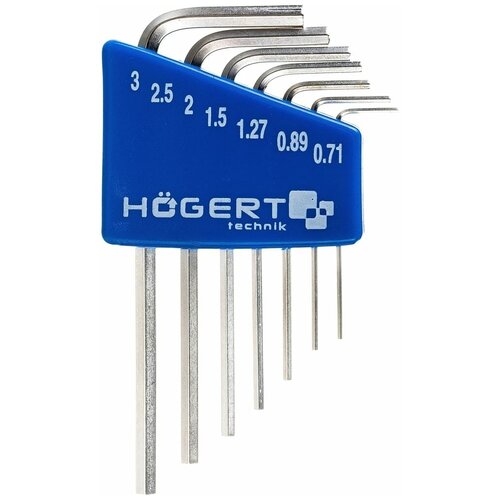 набор шестигранных г образных ключей izeltas 4900003110 Набор шестигранных Г-образных ключей HOEGERT TECHNIK HT1W800