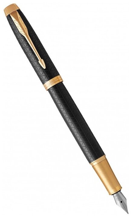 Parker 1931646 Перьевая ручка parker im premium f323, black gt (перо f)