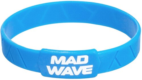 Браслет MAD WAVE, 1 шт., размер 16 см, размер one size, диаметр 5 см, голубой