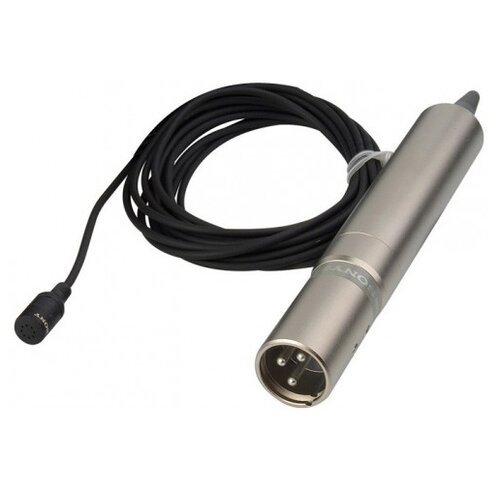 Микрофон проводной Sony ECM-44B, разъем: XLR 3 pin (M), черный 2