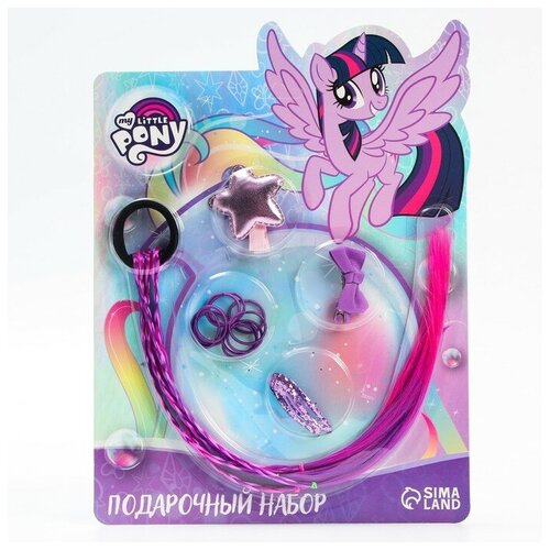 бальзам для губ детский искорка my little pony 4 грамма с ароматом вишни Подарочный набор аксессуаров для волос Искорка My Little Pony