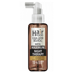 HairFood Ночной интенсив-комплекс питание для волос Men Night Therapy Maximum 15% - изображение