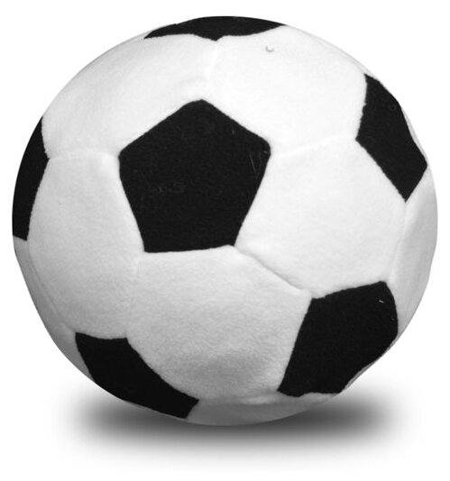 Мягкая игрушка Magic Bear Toys Мяч цвет белый/черный диаметр 23 см