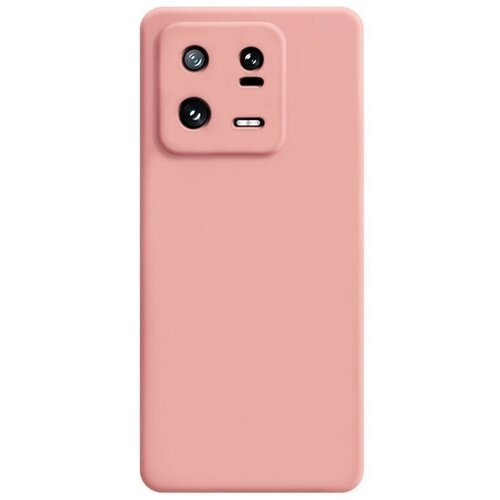 Накладка силиконовая Silicone Cover для Xiaomi 13 розовая